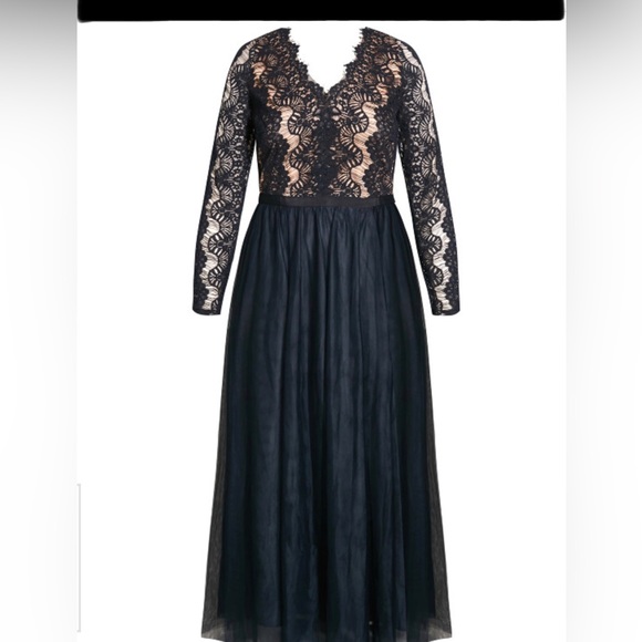 City Chic Dresses & Skirts - City Chic Navy dress